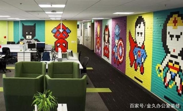 【金久装饰】办公室的色彩,教你如何选,更有助于工作高效